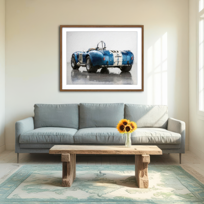 AUTO-MOCKUP ROOM | AC Cobra 3 Wall Art