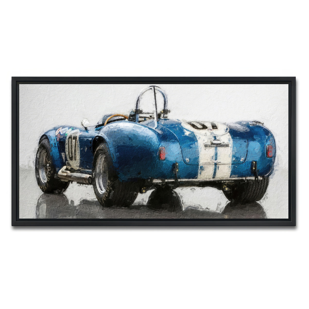 AUTO-MOCKUP WHITE | AC Cobra 3 | 1 Piece | Black Framed Canvas | group=2x1