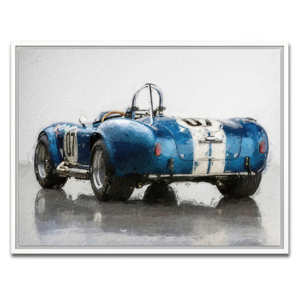 AUTO-MOCKUP WHITE | AC Cobra 3 | 1 Piece | White Framed Canvas | group=4x3