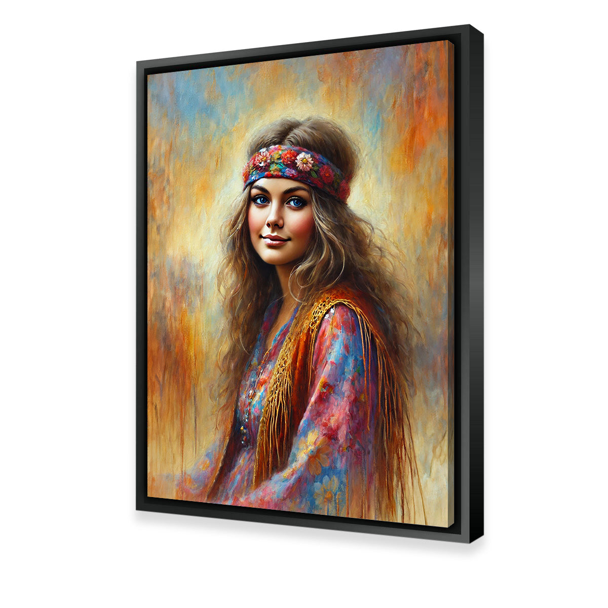 A Hippie Beauty Wall Art