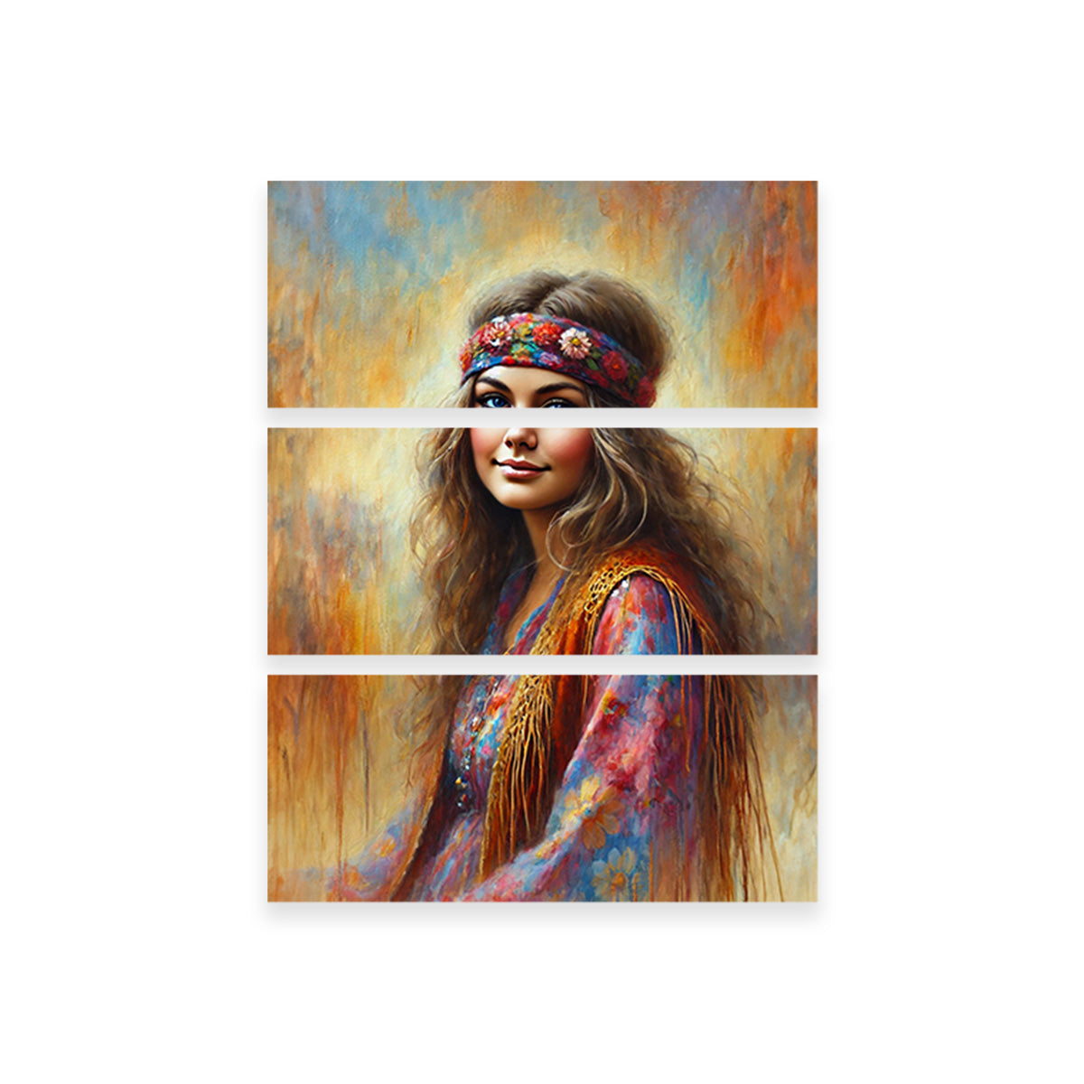 A Hippie Beauty Wall Art