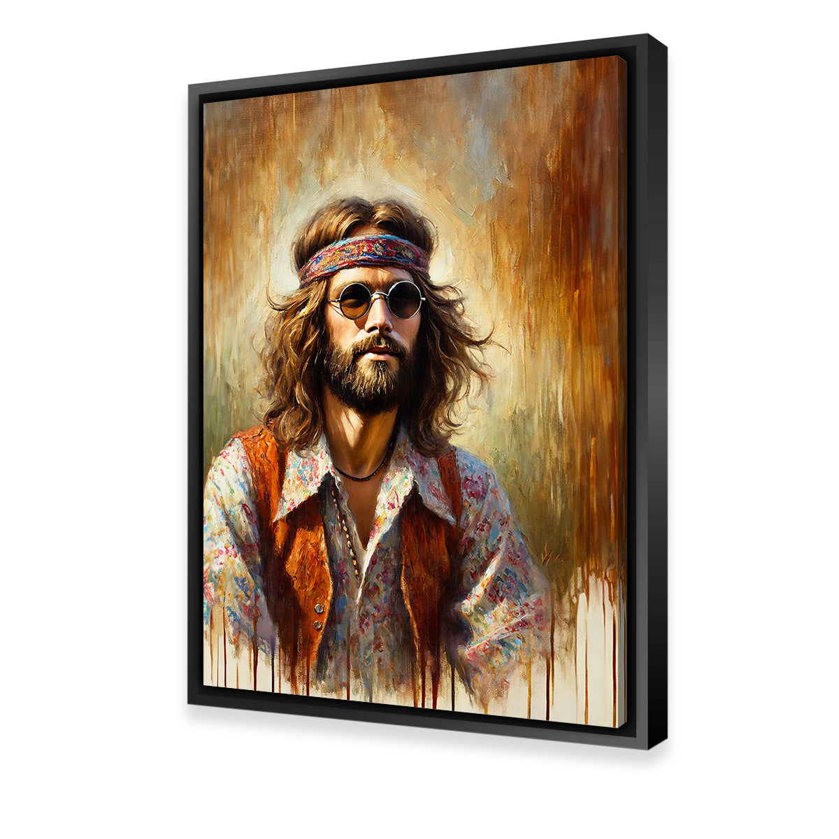 A Hippie Man Wall Art