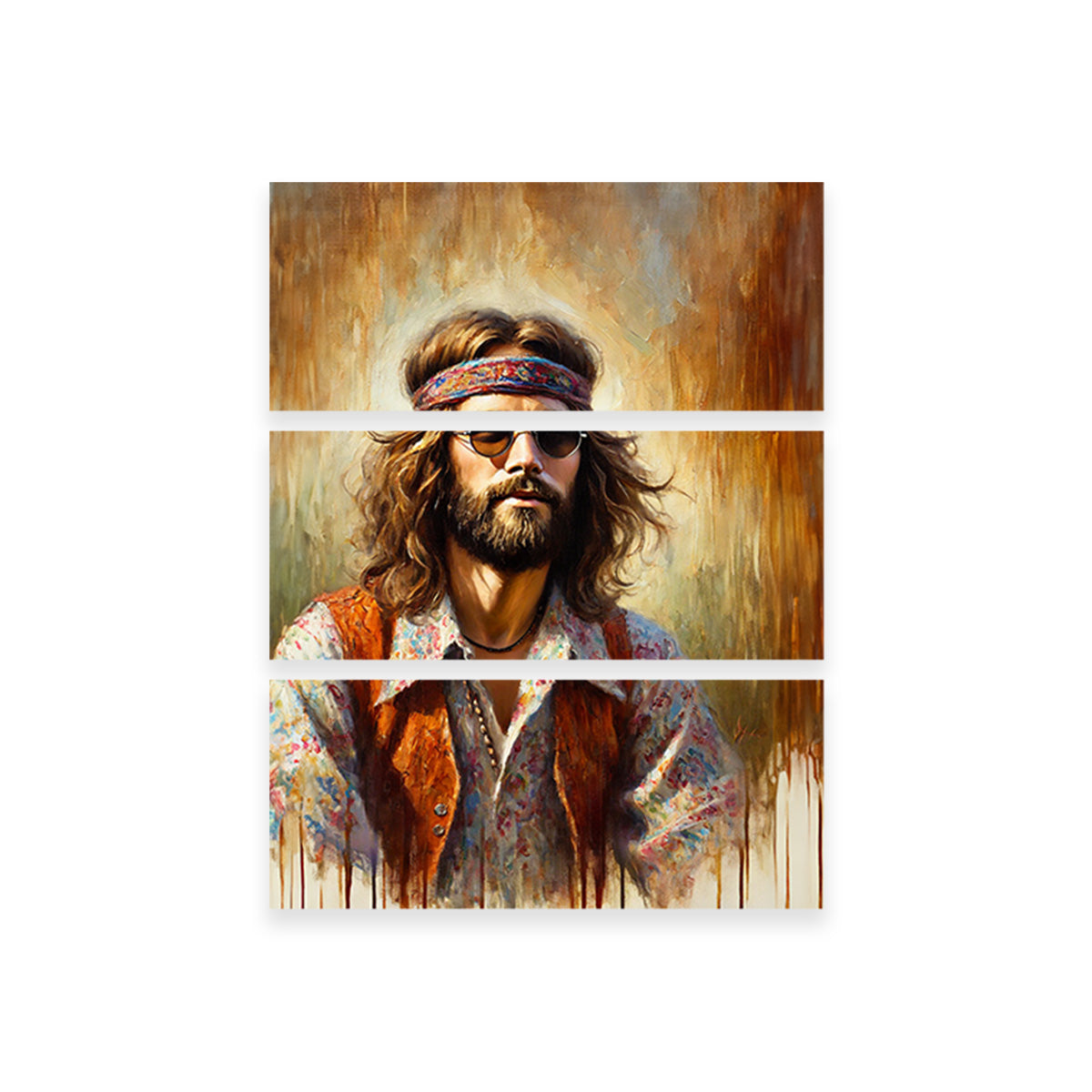 A Hippie Man Wall Art