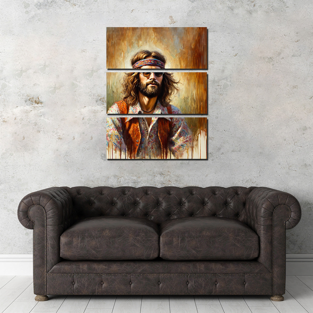 A Hippie Man Wall Art