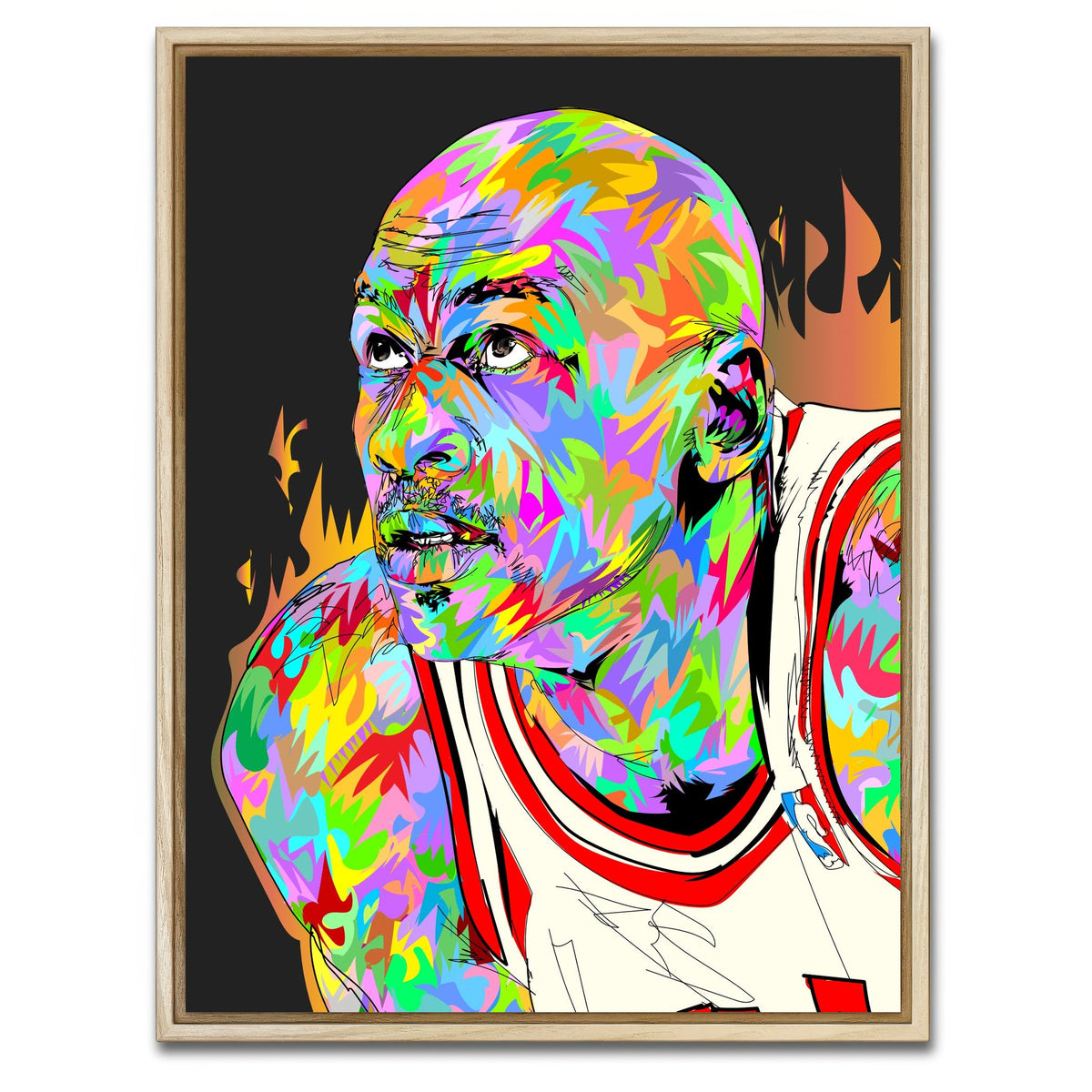 AUTO-MOCKUP WHITE | AIR JORDAN | 1 Piece | Natural Framed Canvas | group=3x4