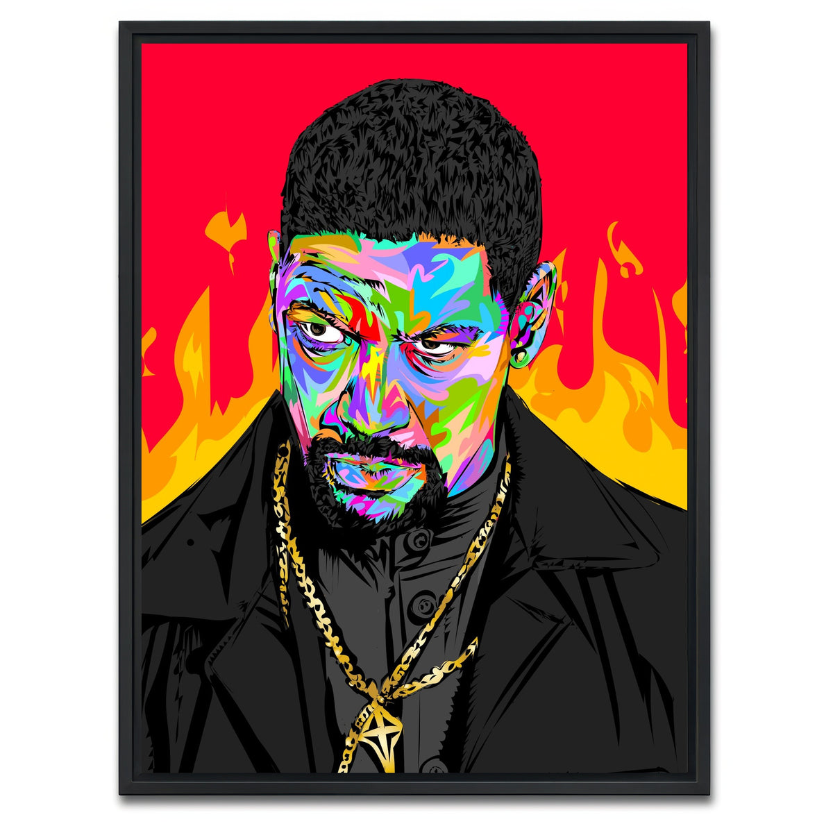 AUTO-MOCKUP WHITE | ALANZO | 1 Piece | Black Framed Canvas | group=3x4