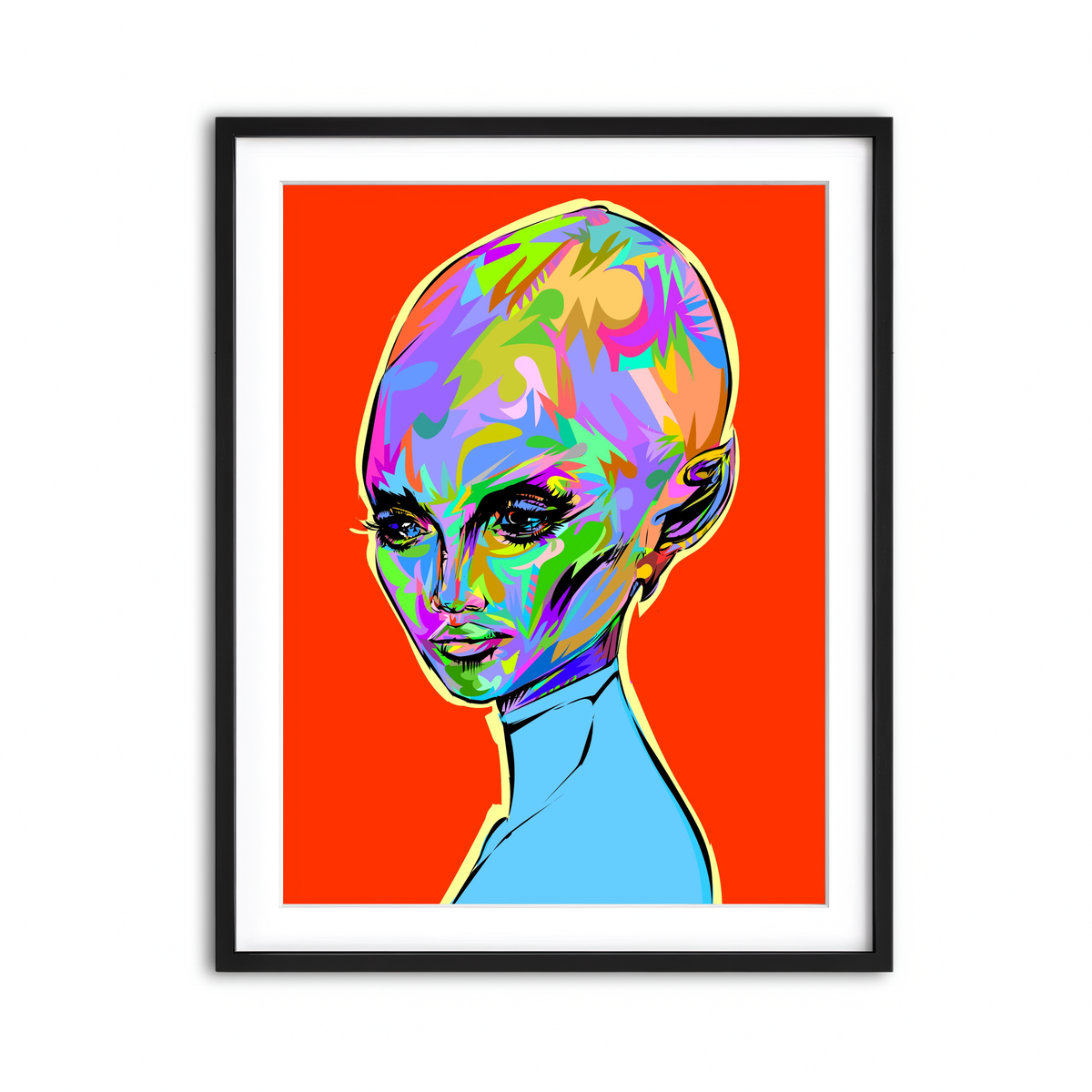 Framed Print 3x4 Black