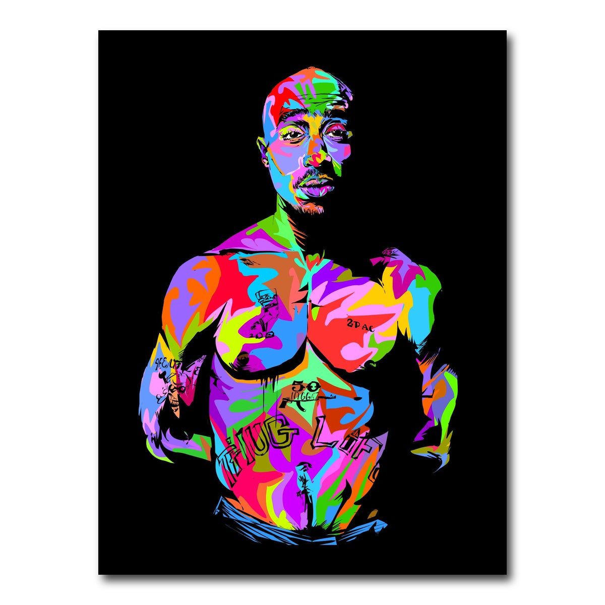 AUTO-MOCKUP WHITE | ALL EYEZ | 1 Piece | Gallery Wrap Canvas | group=3x4