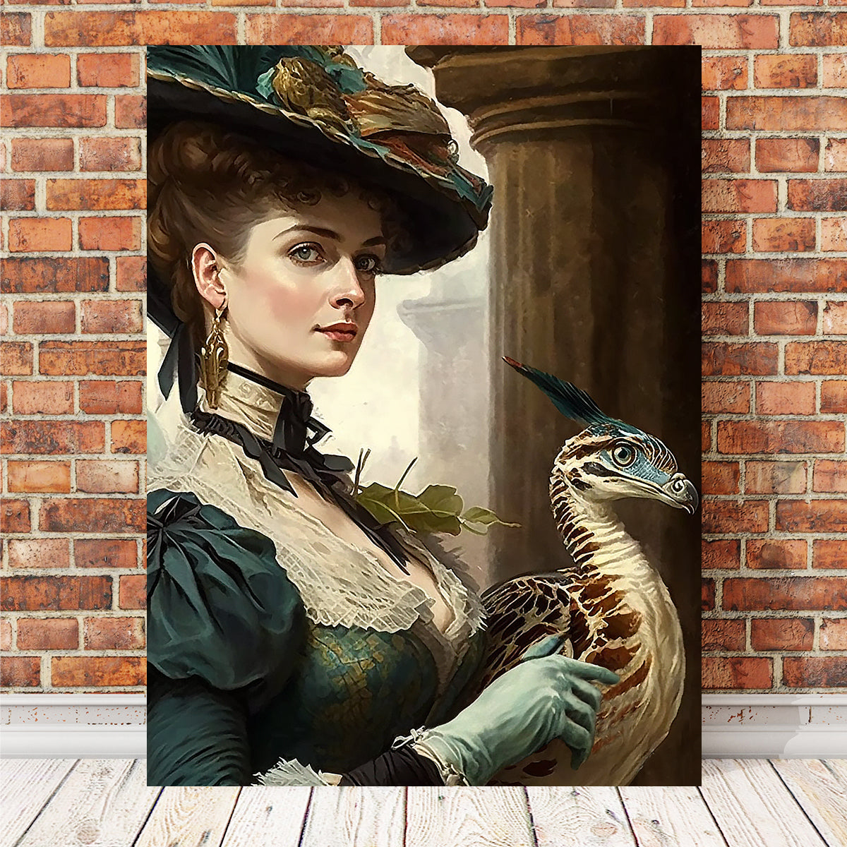 A Lady and Her Raptor