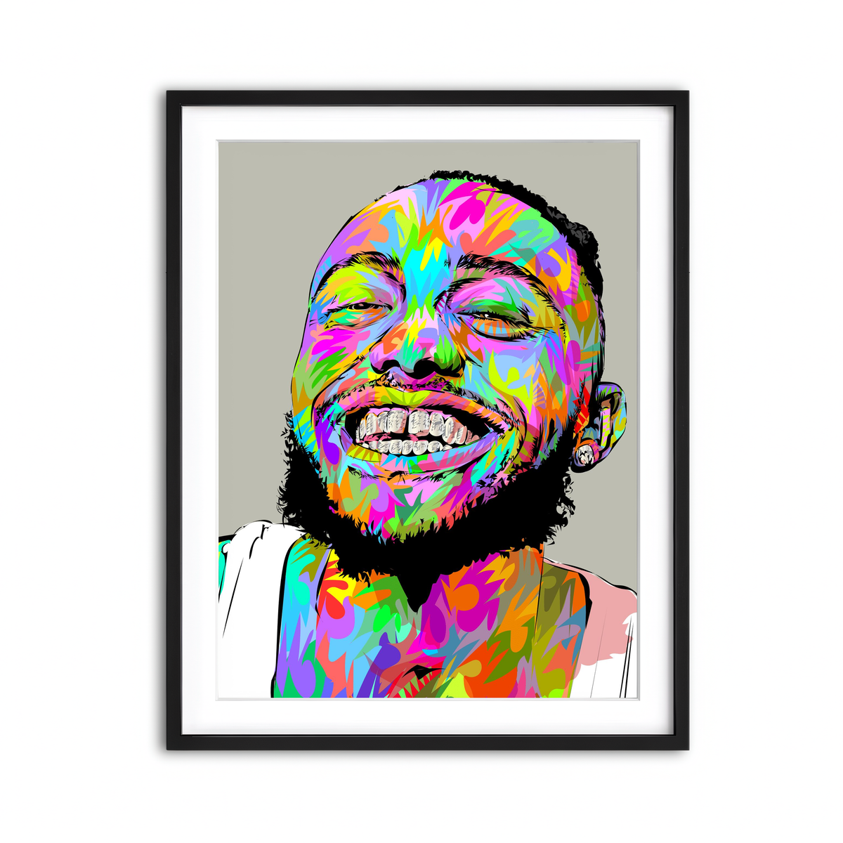 Framed Print 3x4 Black