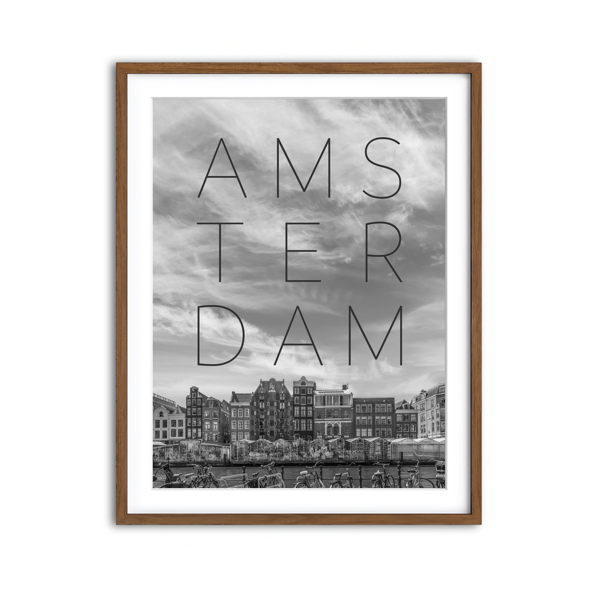 Framed Print 3x4 Walnut