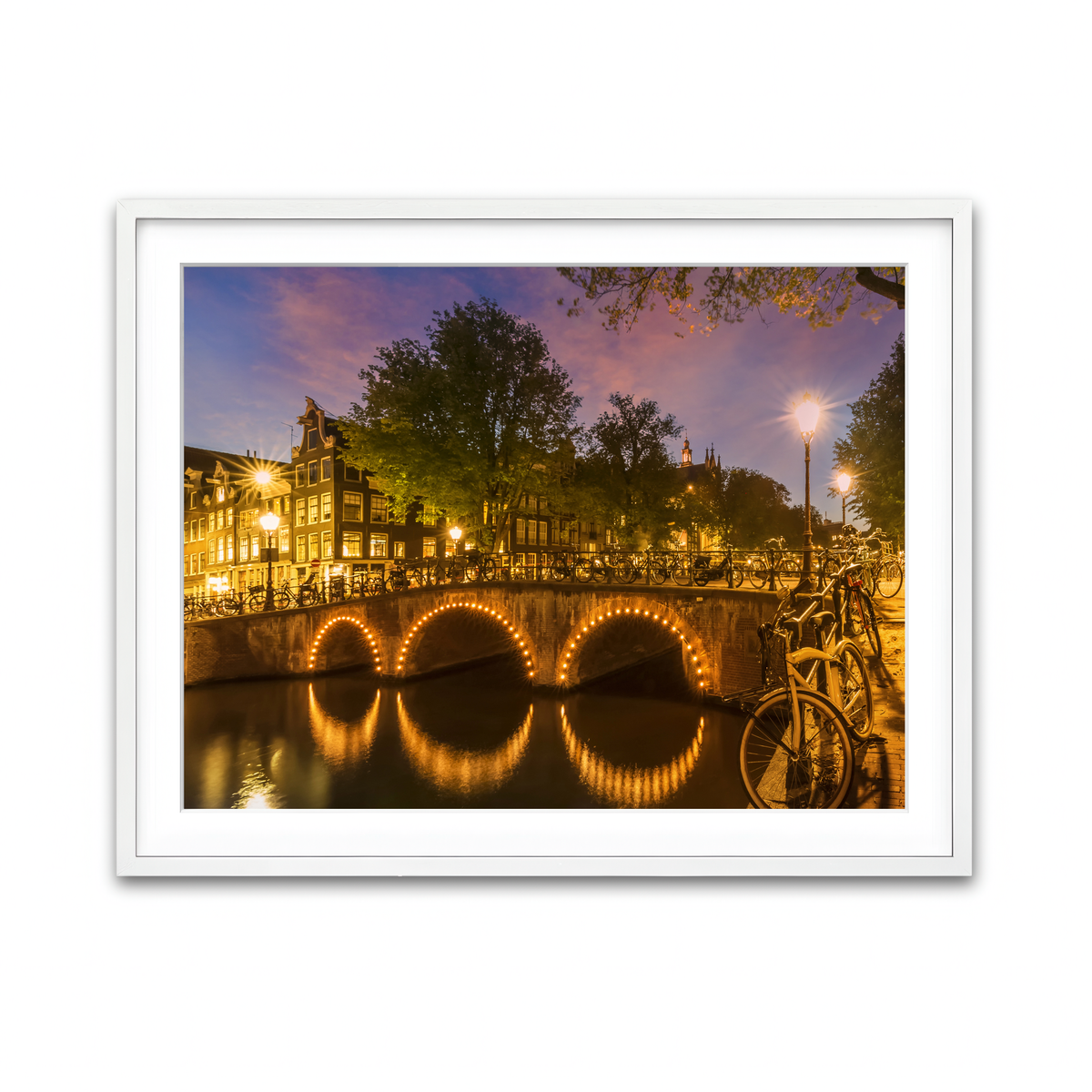Framed Print 4x3 White
