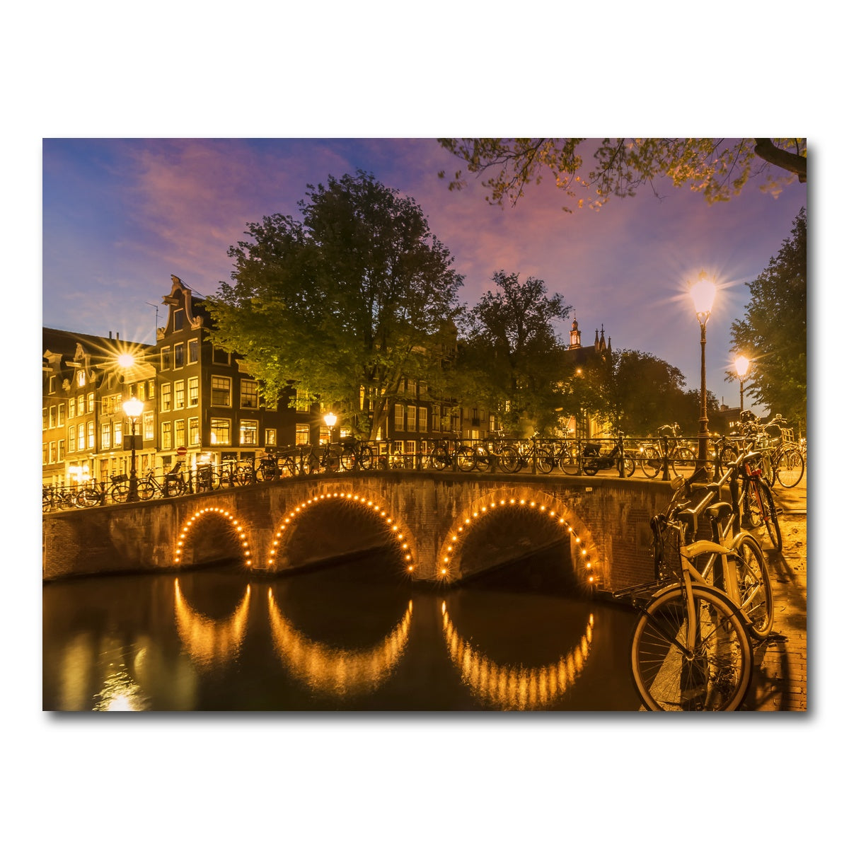 AUTO-MOCKUP WHITE | AMSTERDAM from Keizersgracht | 1 Piece | Gallery Wrap Canvas | group=4x3