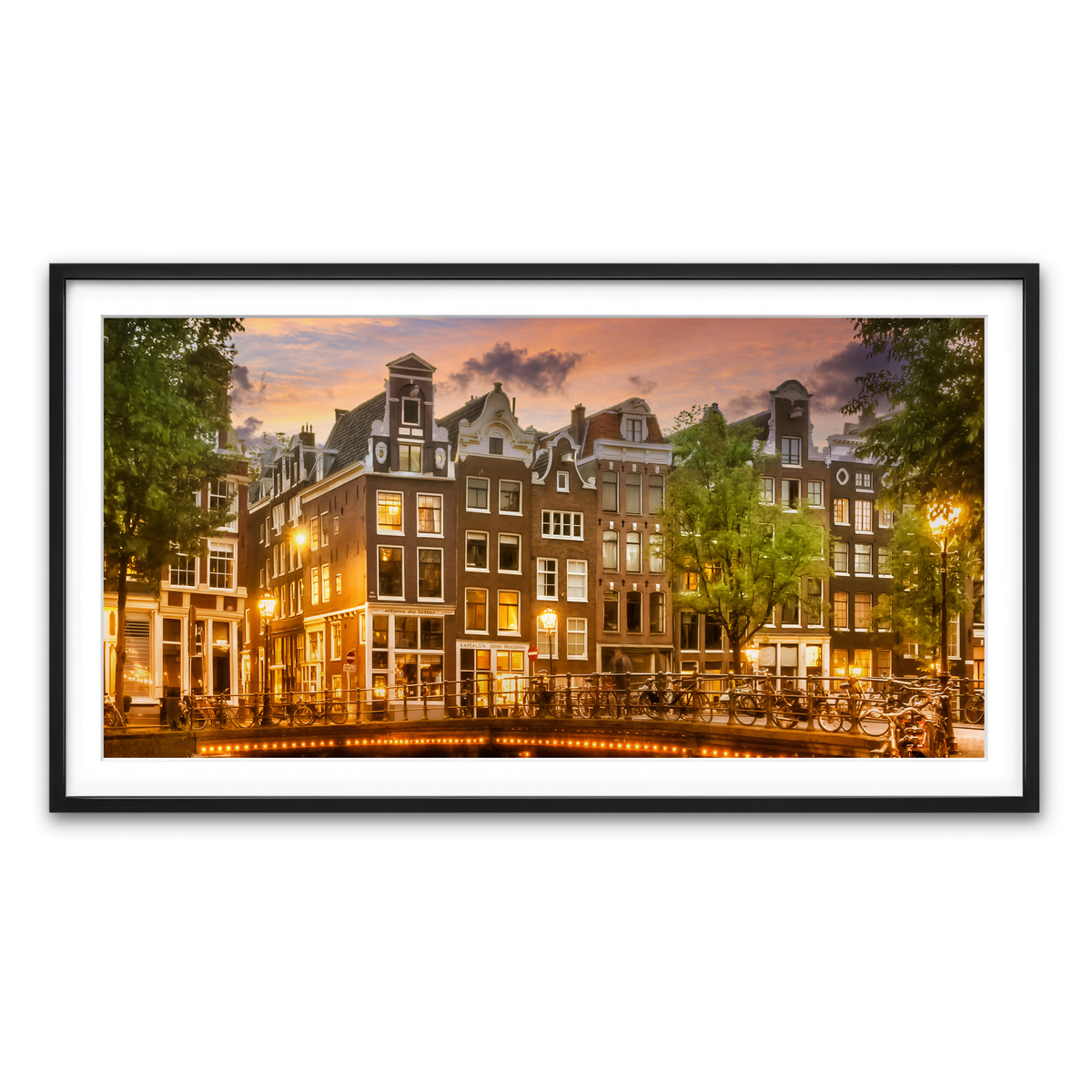 Framed Print 2x1 Black