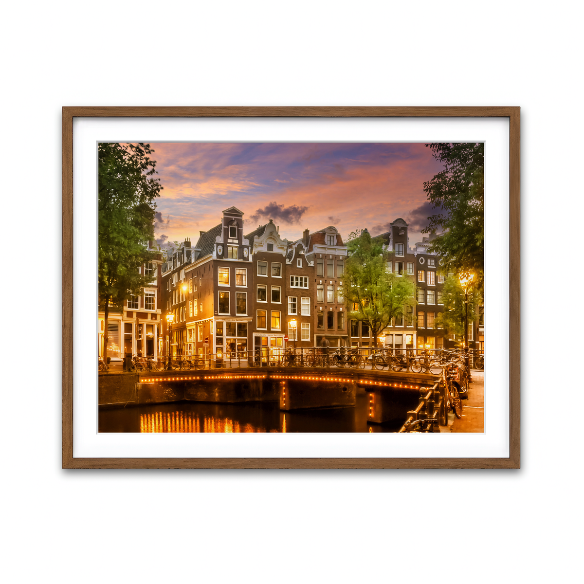 Framed Print 4x3 Walnut