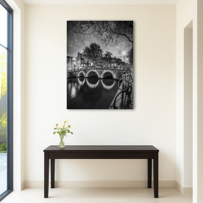 AUTO-MOCKUP ROOM | AMSTERDAM nightscape from Keizersgracht