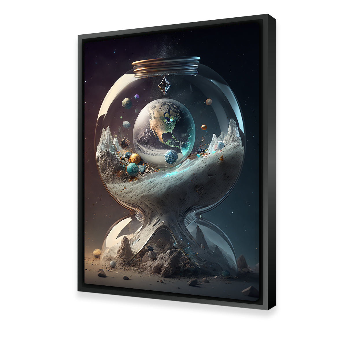 A Moment in Time with our Planet Wall Art