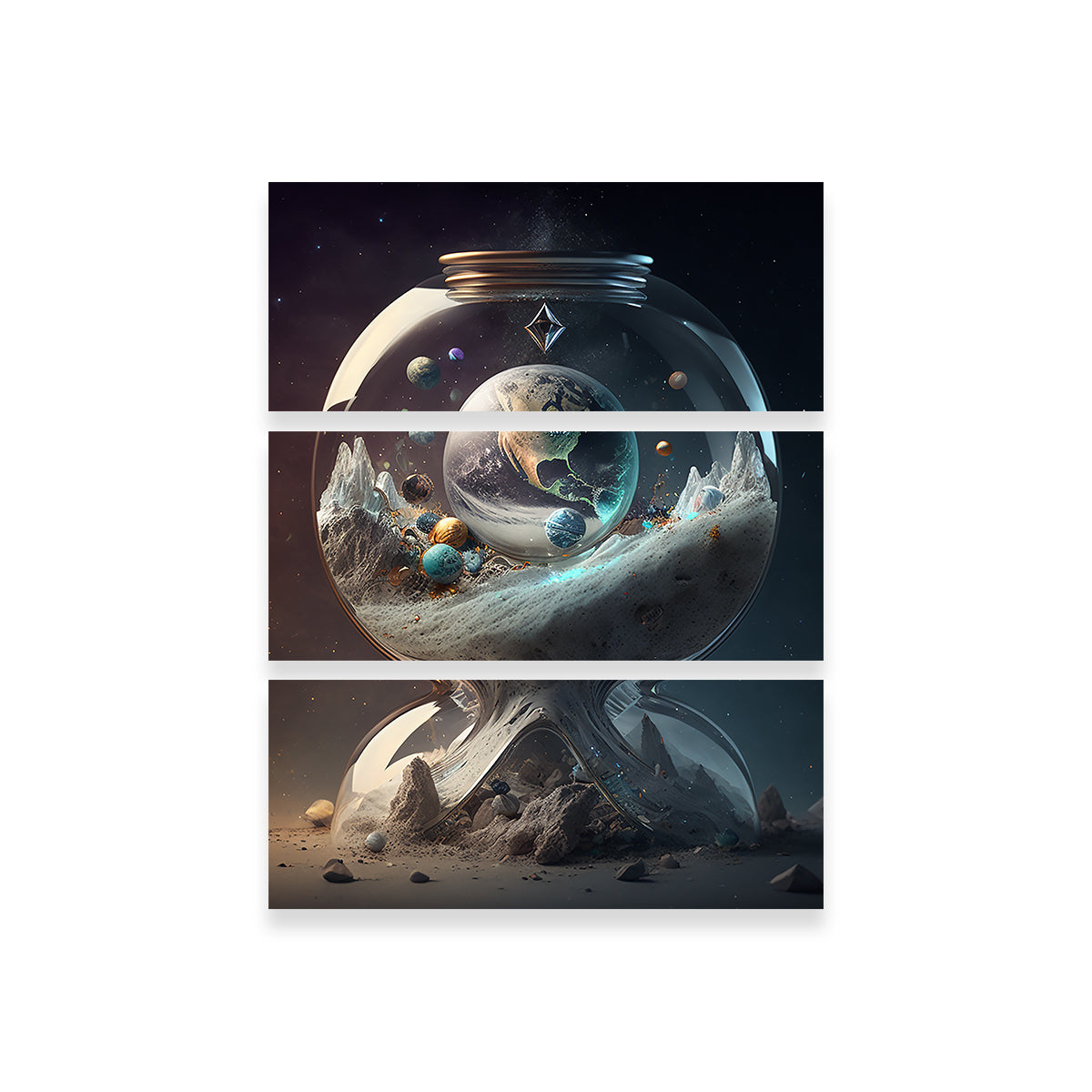 A Moment in Time with our Planet Wall Art