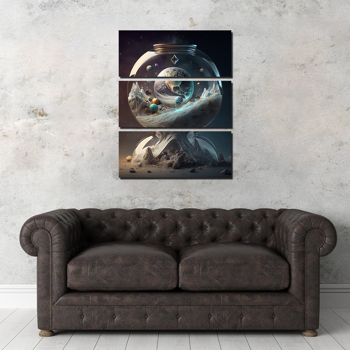 A Moment in Time with our Planet Wall Art