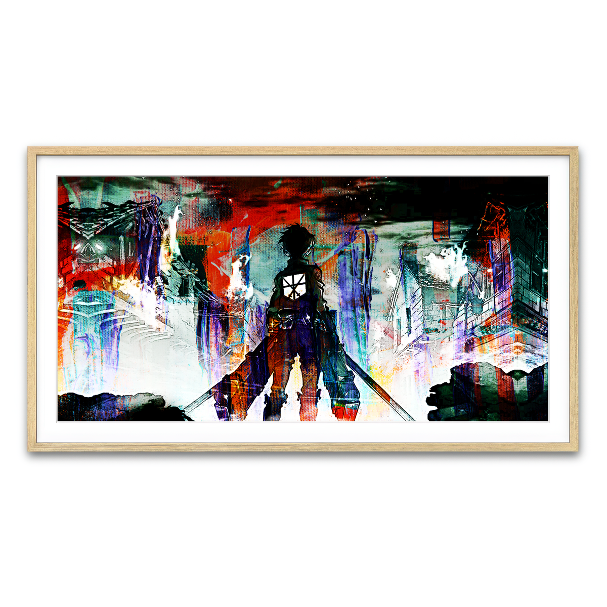 Framed Print 2x1 Natural