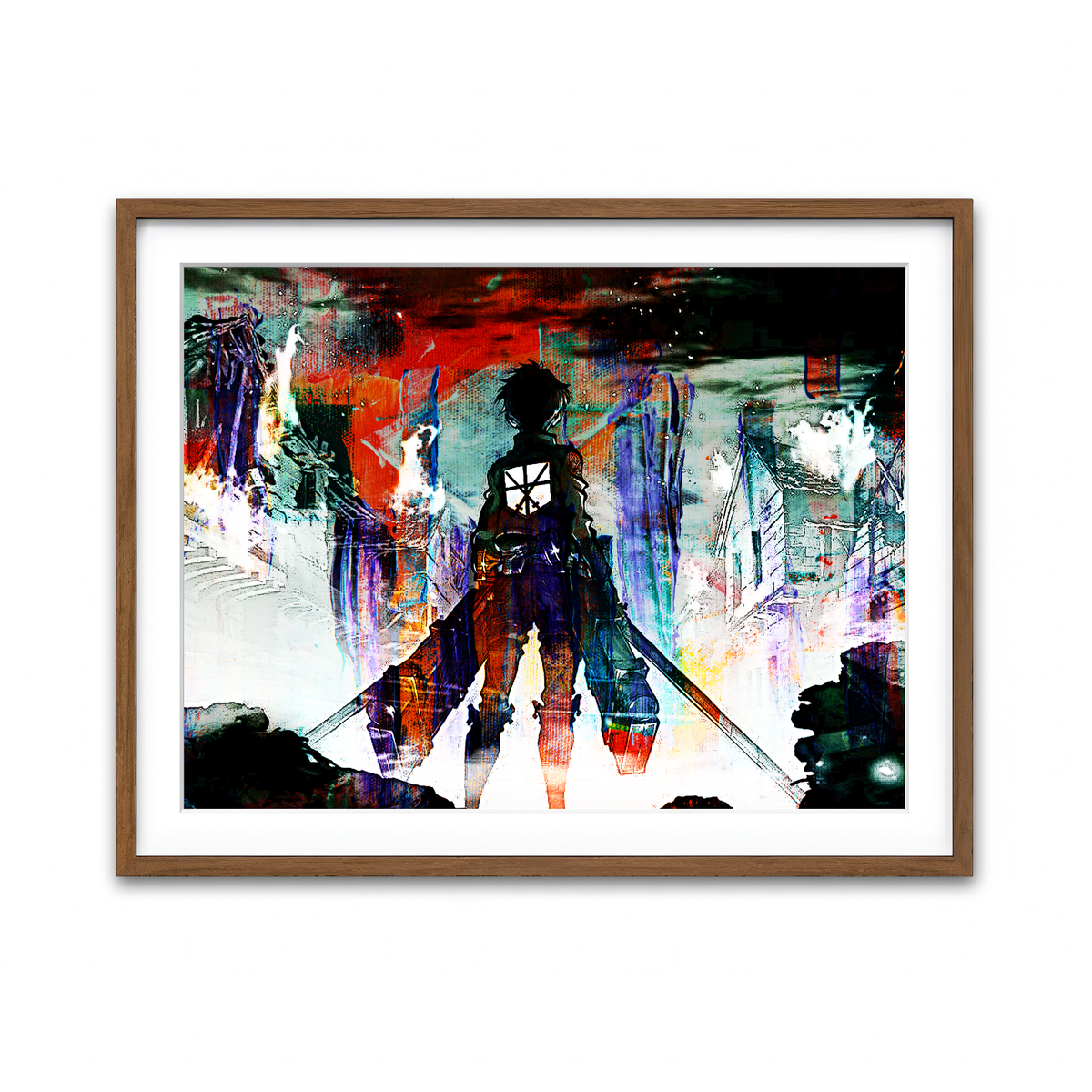 Framed Print 4x3 Walnut