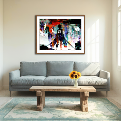 AUTO-MOCKUP ROOM | AOT Wall Art