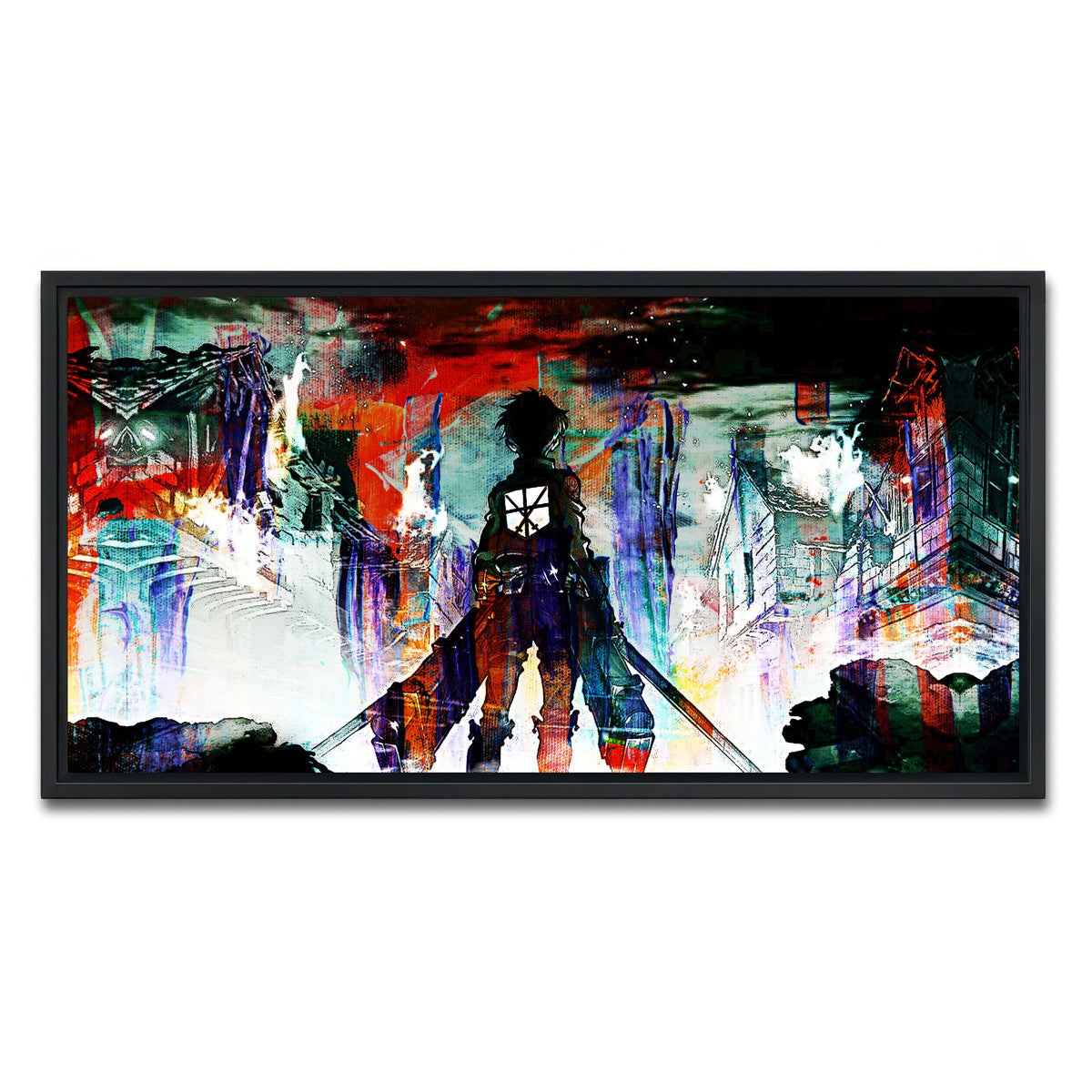 AUTO-MOCKUP WHITE | AOT | 1 Piece | Black Framed Canvas | group=2x1