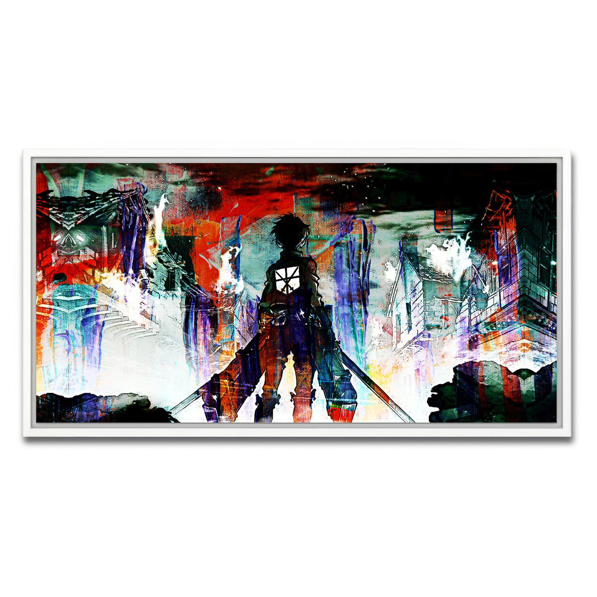 AUTO-MOCKUP WHITE | AOT | 1 Piece | White Framed Canvas | group=2x1