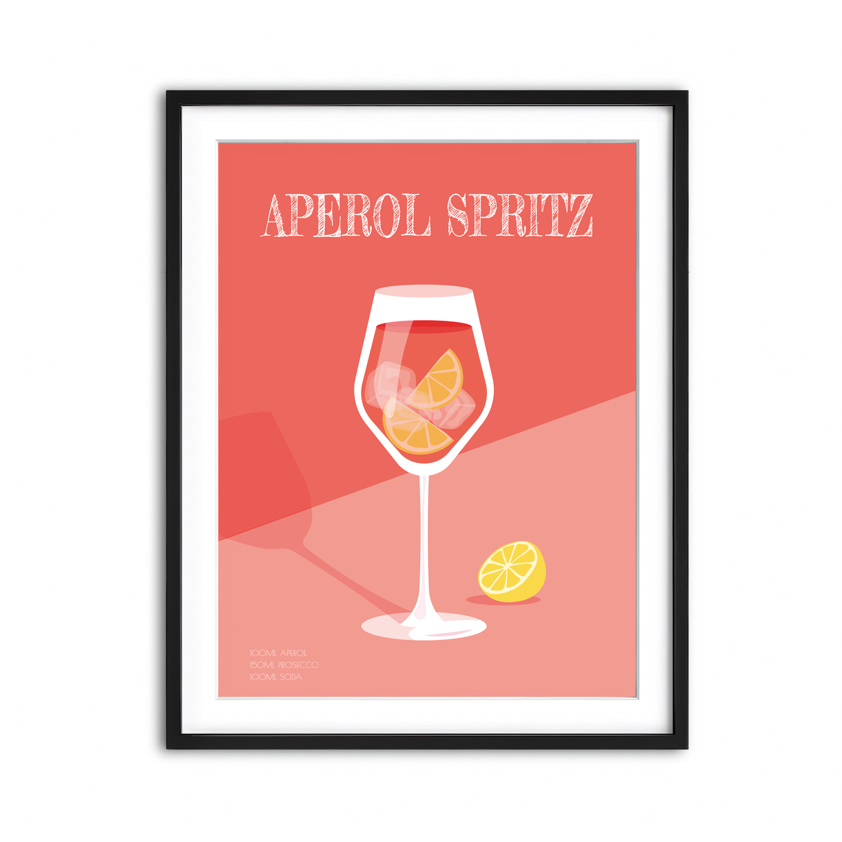 Framed Print 3x4 Black