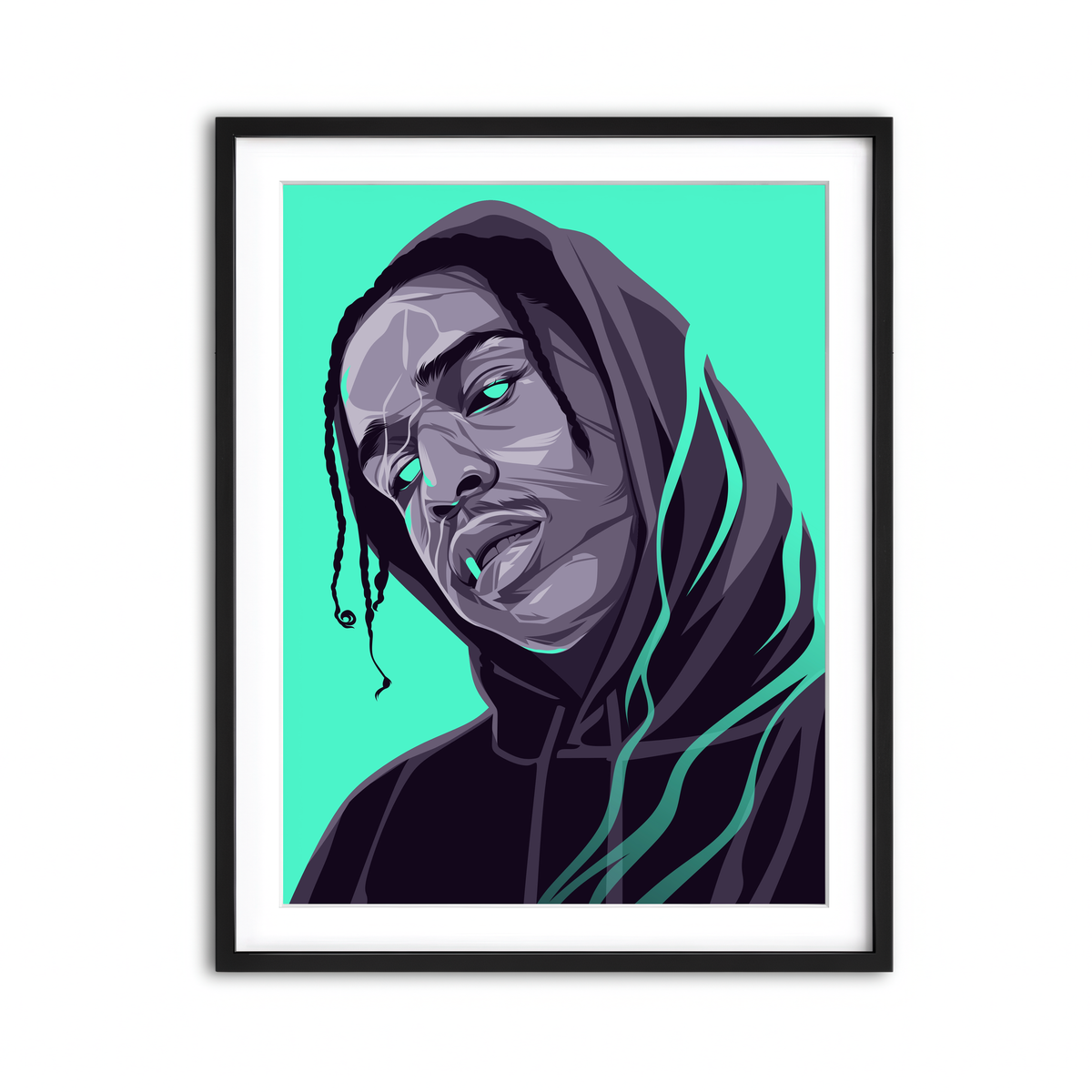 Framed Print 3x4 Black