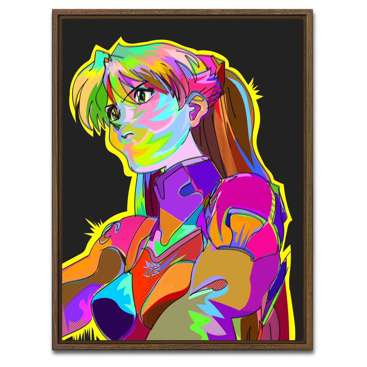 AUTO-MOCKUP WHITE | ASUKA | 1 Piece | Walnut Framed Canvas | group=3x4