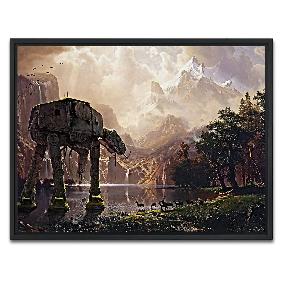 AUTO-MOCKUP WHITE | AT-AT Walker | 1 Piece | Black Frame | group=4x3