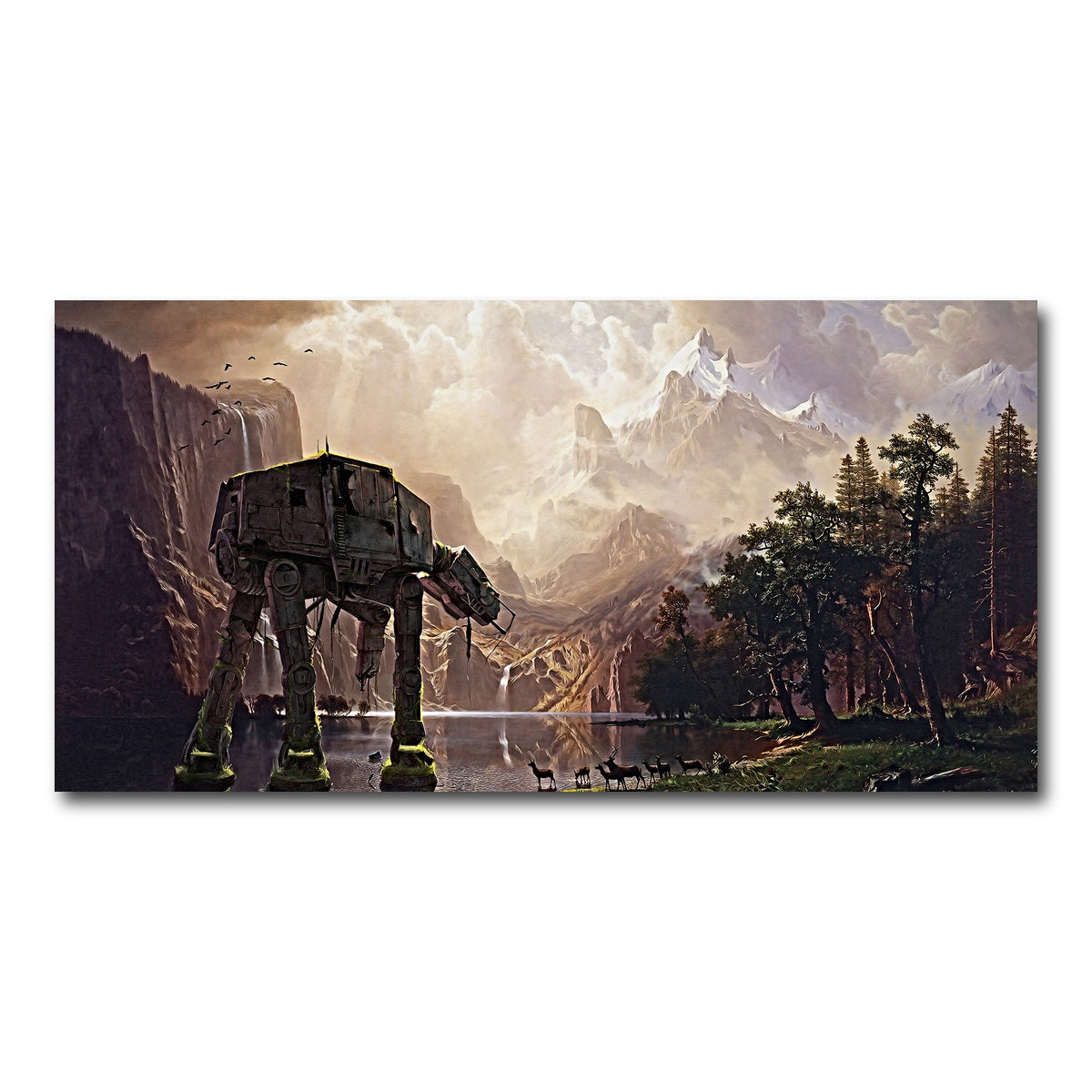 AUTO-MOCKUP WHITE | AT-AT Walker | 1 Piece | Gallery Wrapped | group=2x1