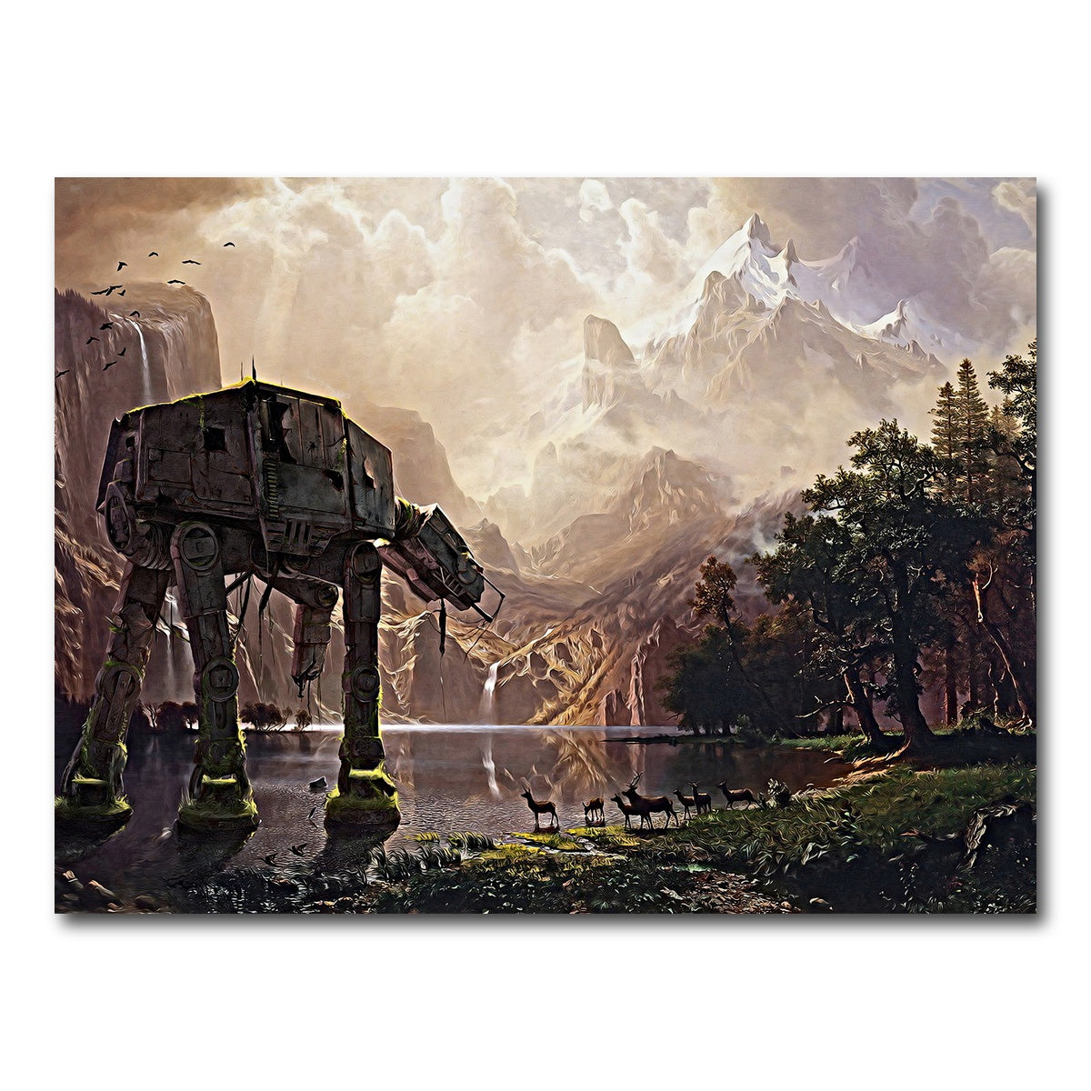 AUTO-MOCKUP WHITE | AT-AT Walker | 1 Piece | Gallery Wrapped | group=4x3