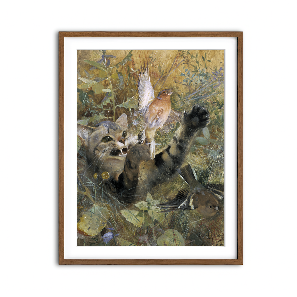 Framed Print 3x4 Walnut