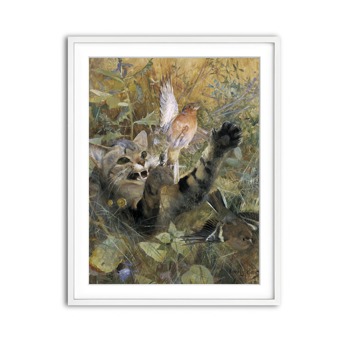 Framed Print 3x4 White