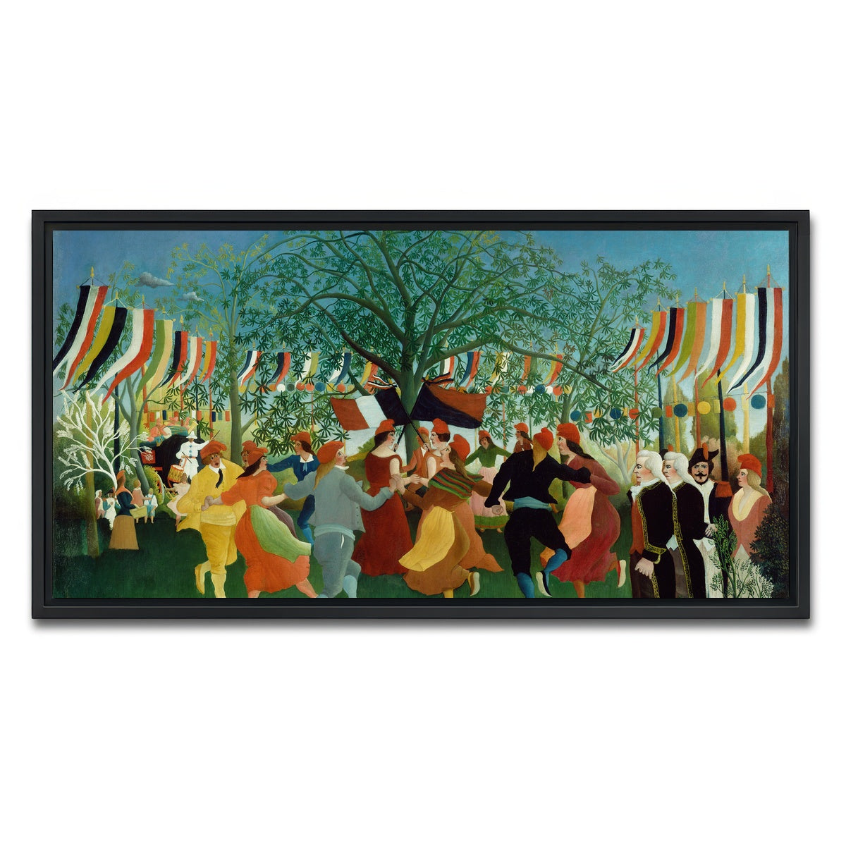 AUTO-MOCKUP WHITE | A Centennial of Independence | 1 Piece | Black Framed Canvas | group=2x1