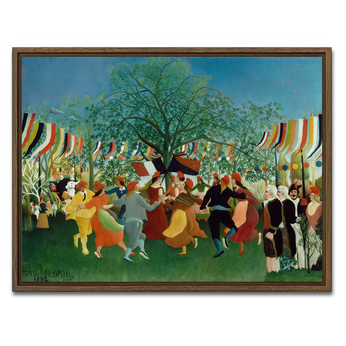 AUTO-MOCKUP WHITE | A Centennial of Independence | 1 Piece | Walnut Framed Canvas | group=4x3