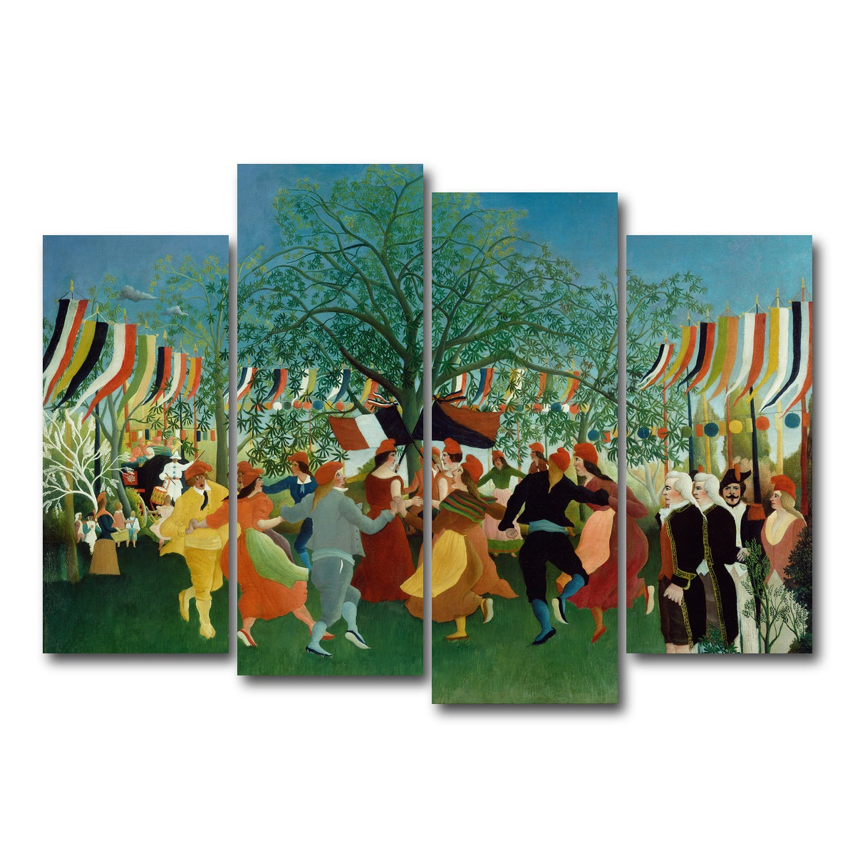 AUTO-MOCKUP WHITE | A Centennial of Independence | 4 Piece | Gallery Wrap Canvas | group=4_normal