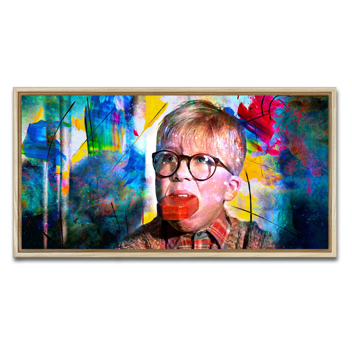 AUTO-MOCKUP WHITE | A Christmas Story | 1 Piece | Natural Frame | group=2x1