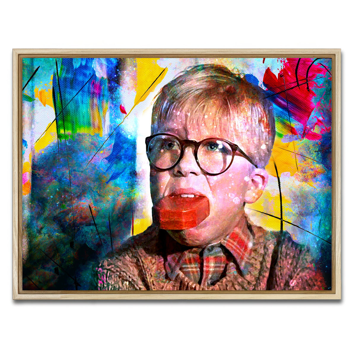 AUTO-MOCKUP WHITE | A Christmas Story | 1 Piece | Natural Frame | group=4x3