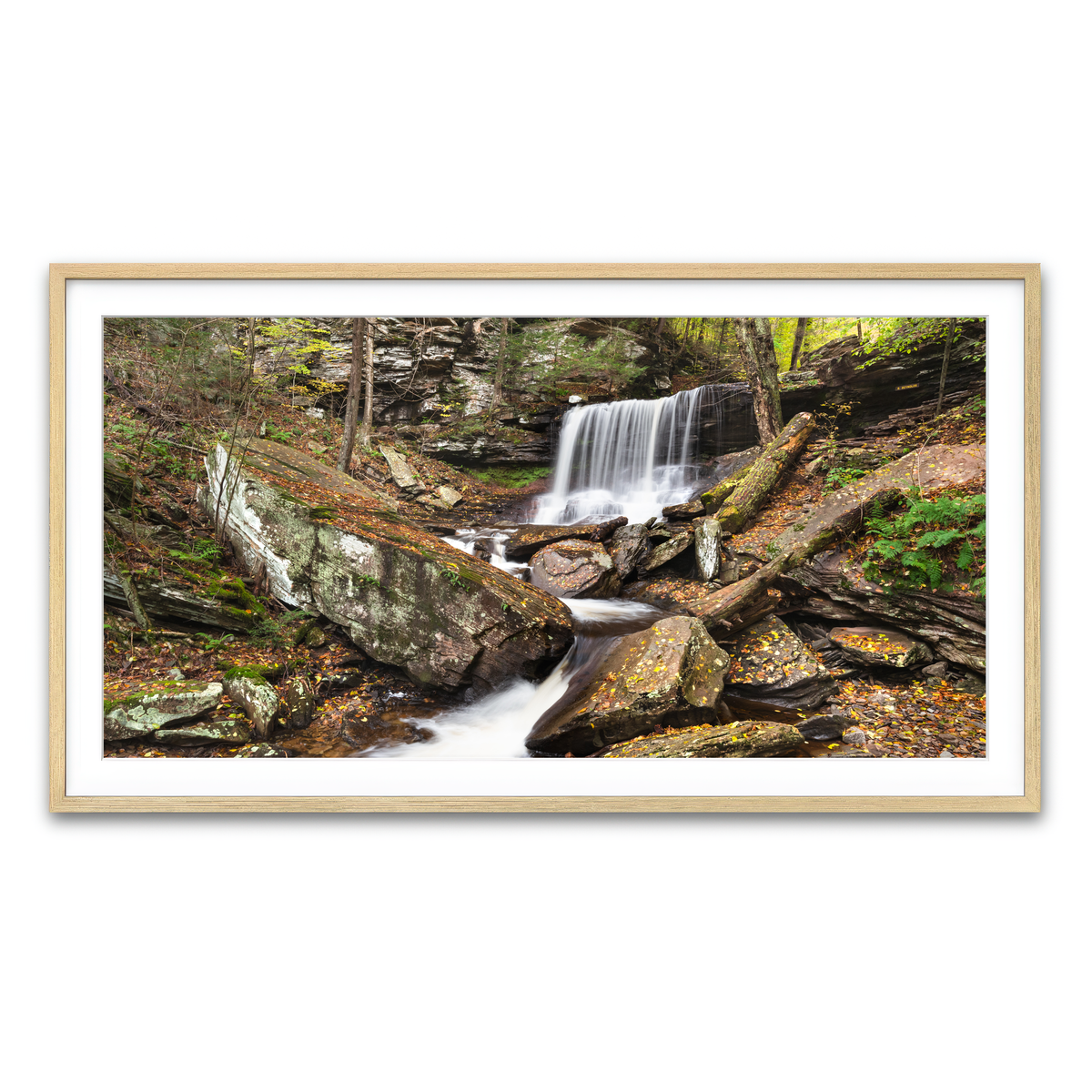 Framed Print 2x1 Natural