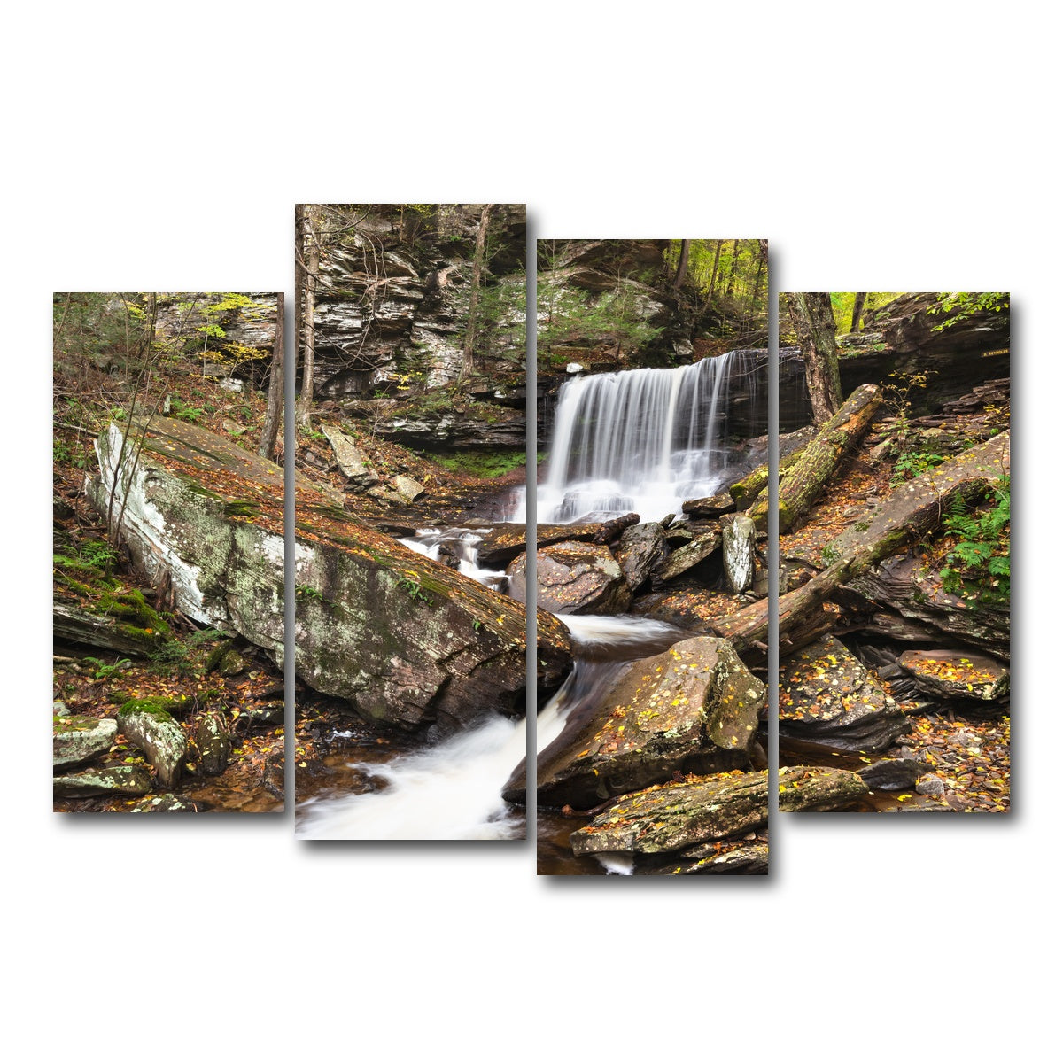 AUTO-MOCKUP WHITE | A Classic Scene | 4 Piece | Gallery Wrapped | group=4_normal