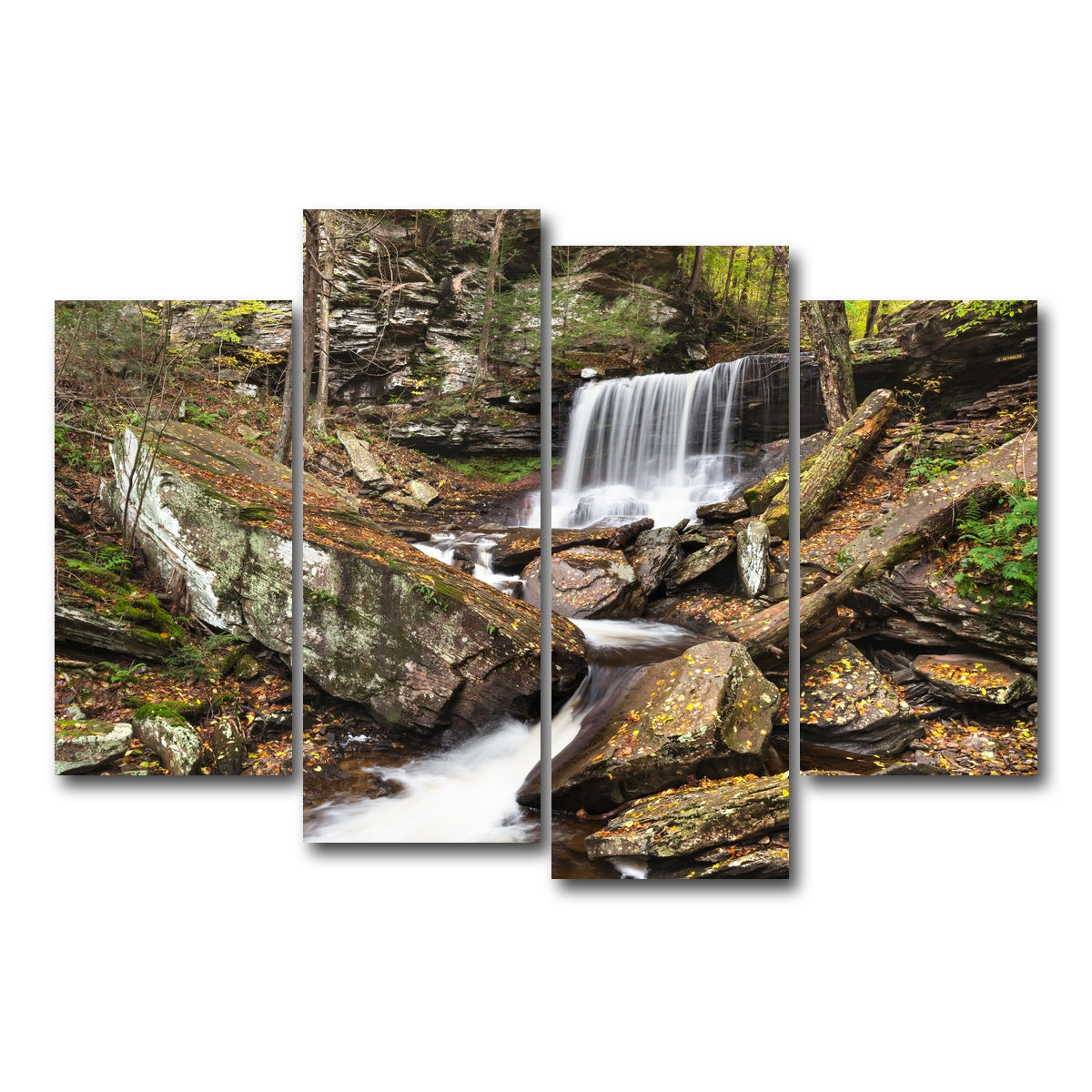 AUTO-MOCKUP WHITE | A Classic Scene | 4 Piece | Gallery Wrapped | group=4_short
