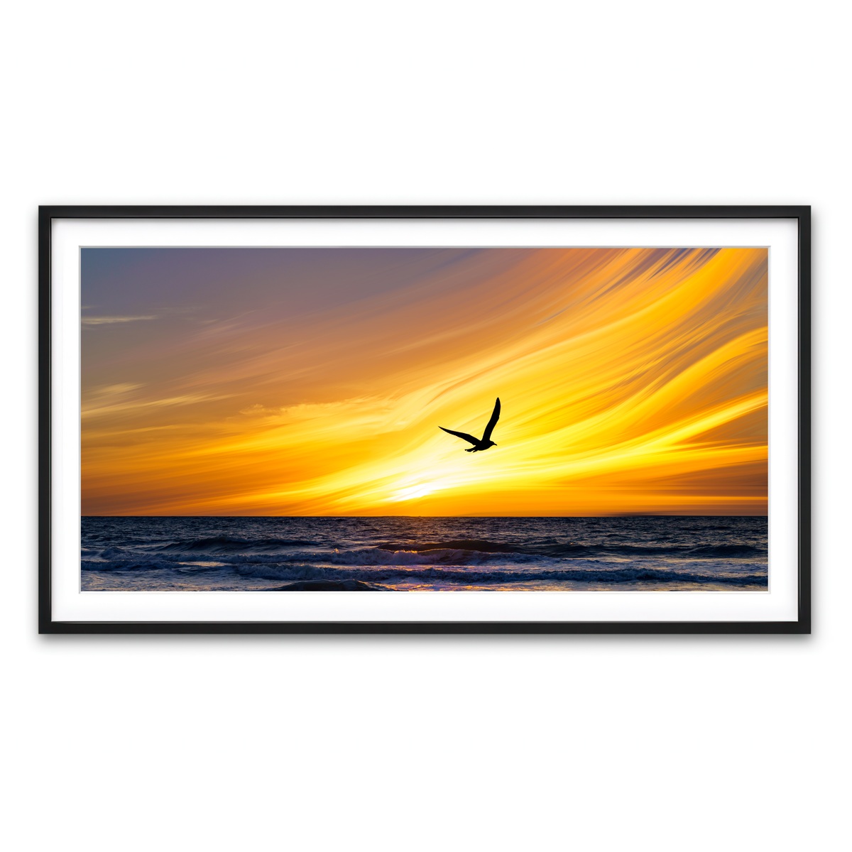 Framed Print 2x1 Black