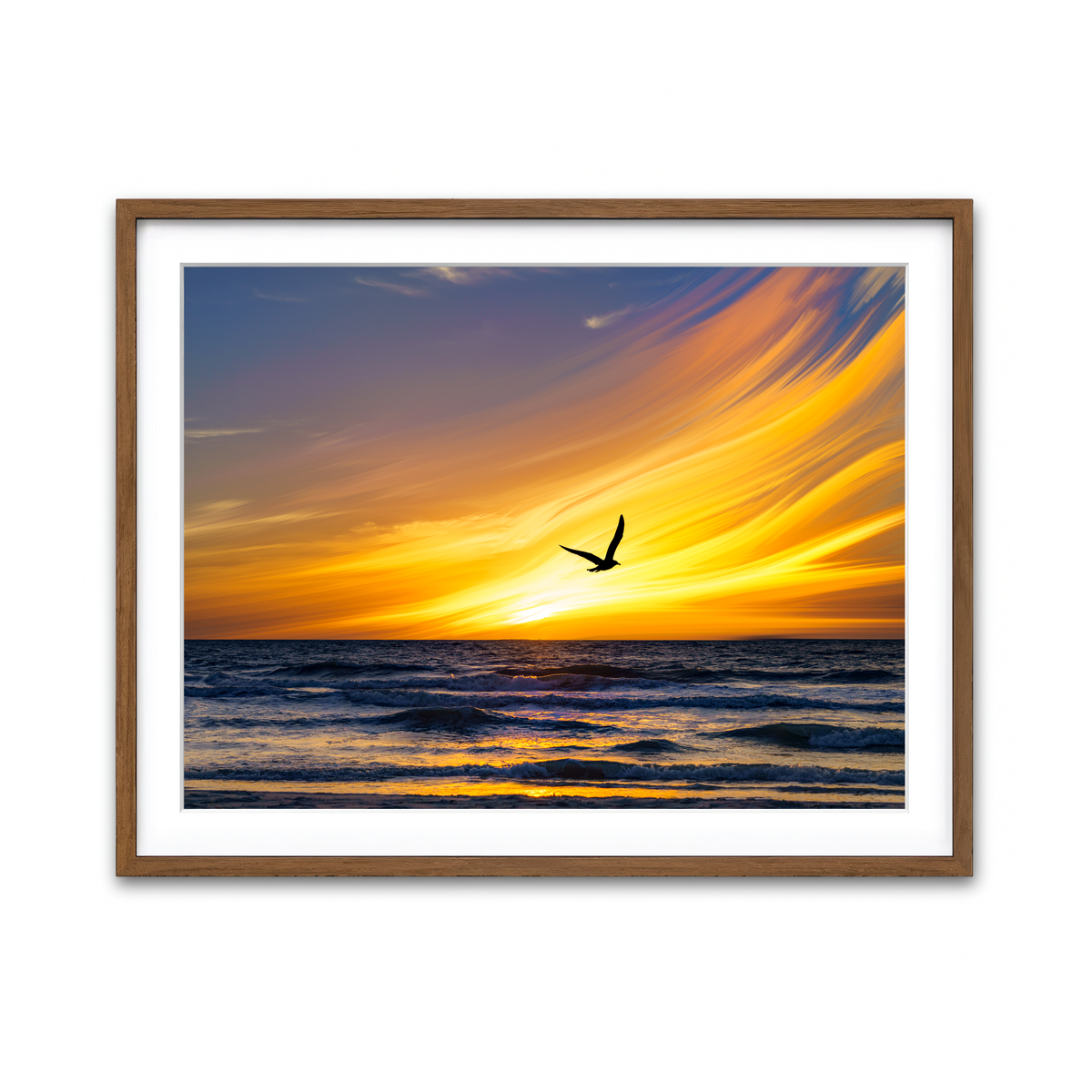 Framed Print 4x3 Walnut