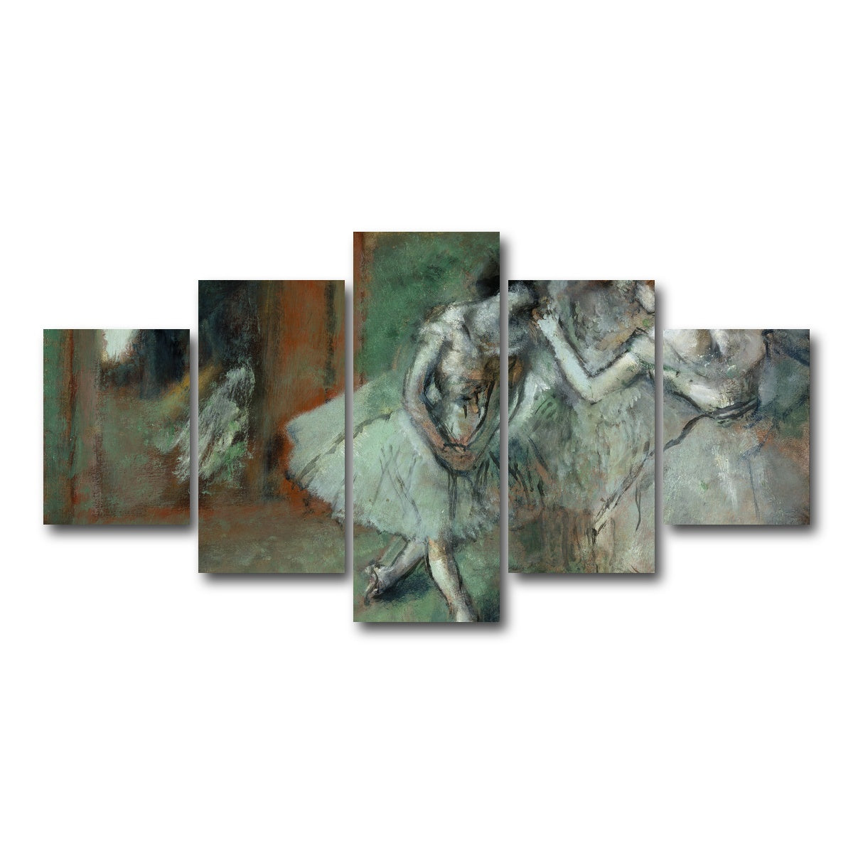 AUTO-MOCKUP WHITE | A Group of Dancers | 5 Piece | Gallery Wrap Canvas | group=5_short