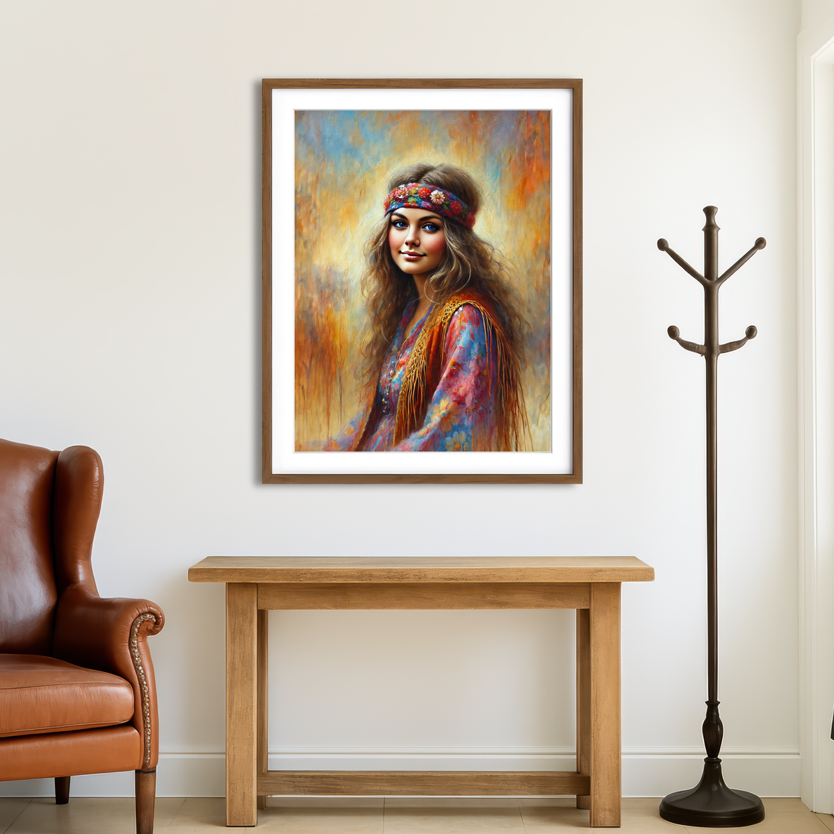 AUTO-MOCKUP ROOM | A Hippie Beauty Wall Art