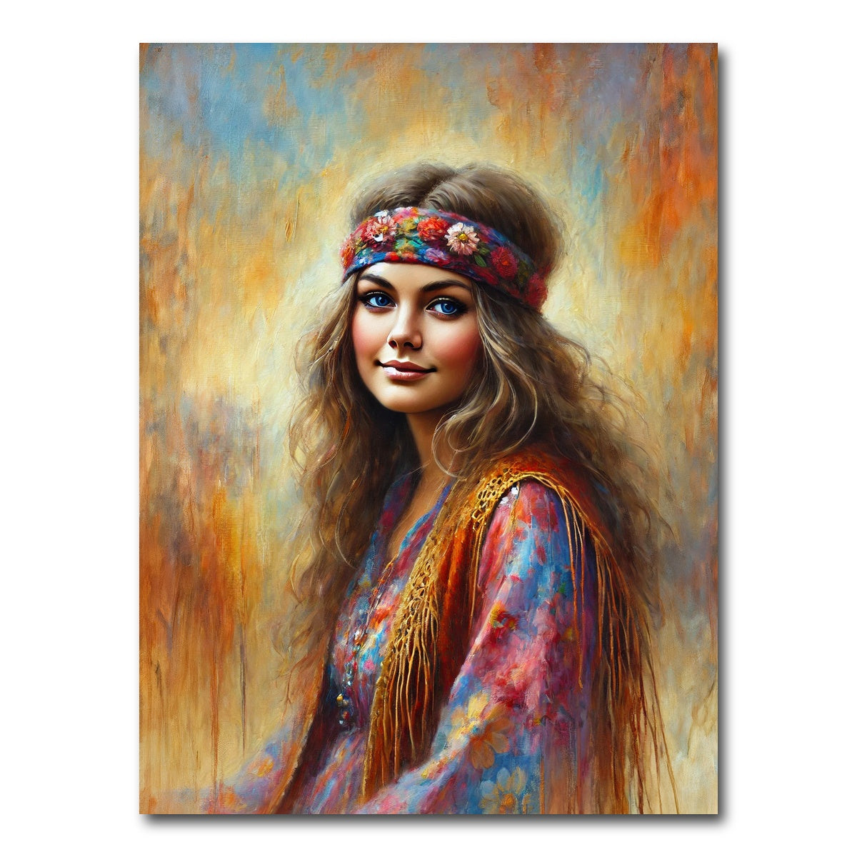 AUTO-MOCKUP WHITE | A Hippie Beauty | 1 Piece | Gallery Wrap Canvas | group=3x4