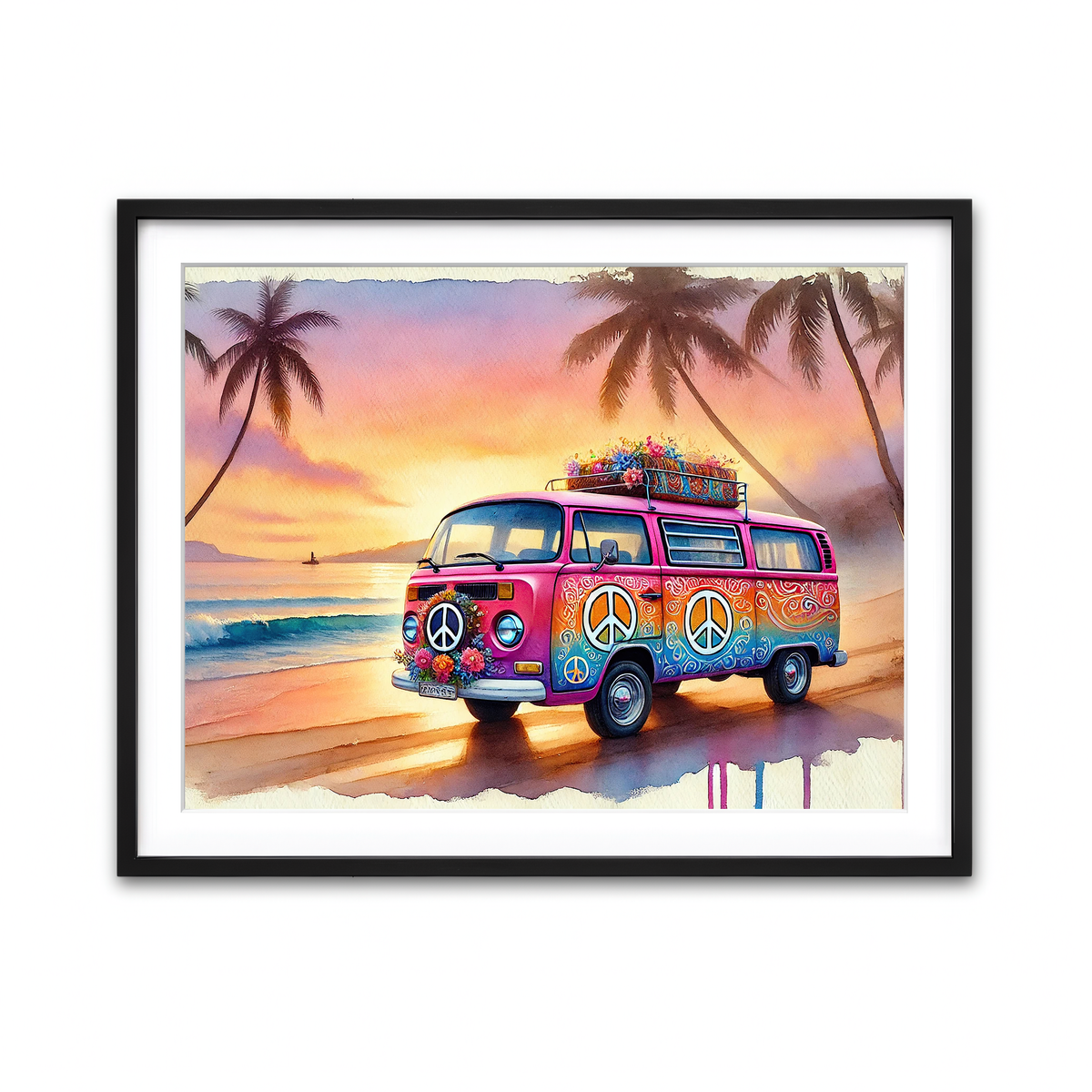 Framed Print 4x3 Black